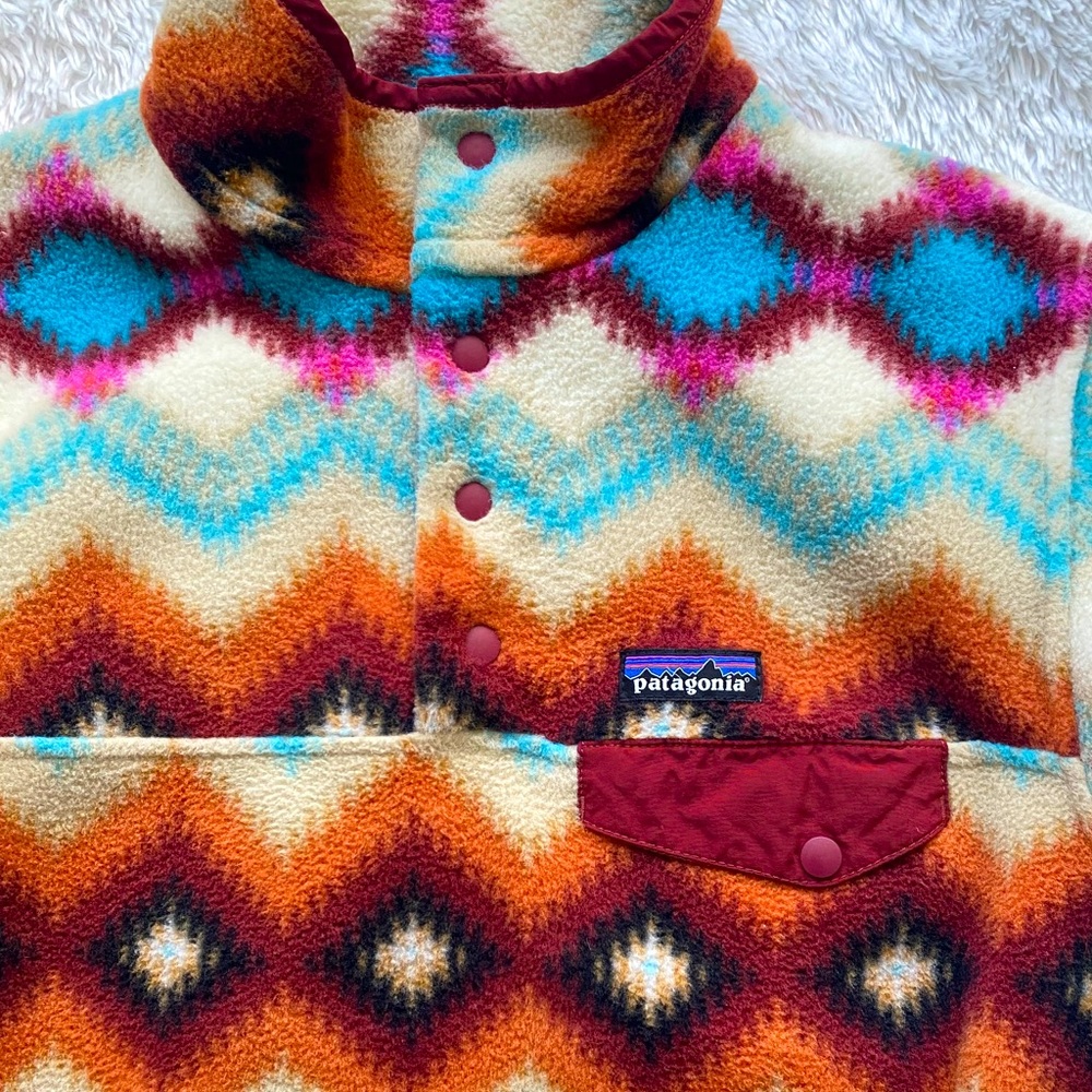 Rare Reconditioned timber twist fleece pullover